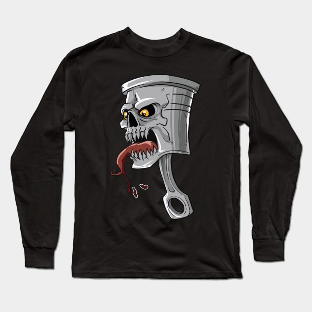 Thirsty badass cylinder Long Sleeve T-Shirt by Shirtbubble